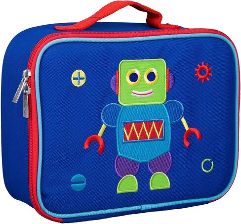 Wildkin Kids Insulated Embroidered Lunch Box Bag for Boys & Girls, Perfect for Elementary Lunch Box for Kids, Ideal for Packing Hot or Cold Snacks for School & Travel (Robot) in Saudi Arabia