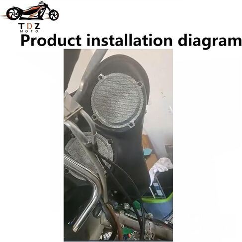 TDZ Black Metal Batwing Fairings Front Mesh Speaker Grill Replacement for 2014-2023 Harley Touring Electra Street Glide Ultra Limited & Trike in Saudi Arabia