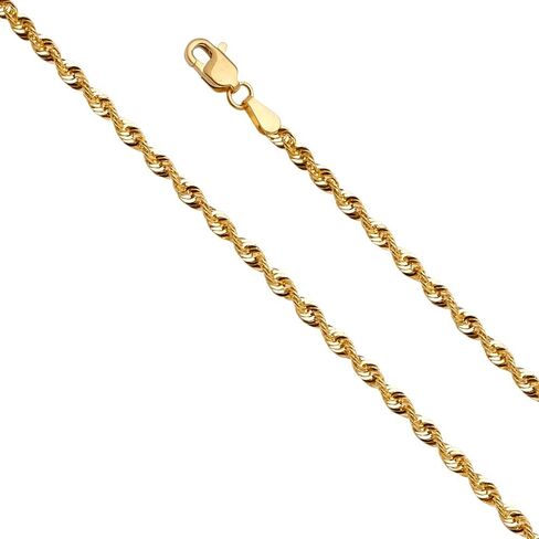 Jewels By Lux 14K White and Yellow Gold Two Tone Flat Mariner White Pave C Chain Necklace With Lobster Claw Clasp in Saudi Arabia