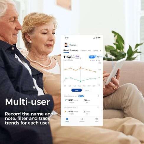 جهاز مراقبة ضغط الدم من Checkme للاستخدام المنزلي - سوار الذراع العلوي، جهاز بلوتوث BP، قراءات دقيقة في 30 ثانية، تطبيق ممكن لنظام iOS وAndroid، يخزن 50 قراءة BP، مؤهل FSA/HSA، BP2A أخضر in Kuwait