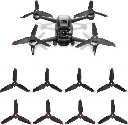 O’woda Avata 2 Propeller, 4 Pcs CW & CCW Replacement Props Blades Portable Drone Wings for DJI Avata 2 Accessories - Red in Saudi Arabia
