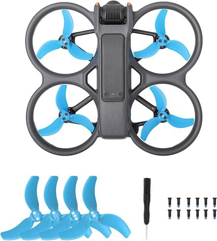 O’woda Avata 2 Propeller, 4 Pcs CW & CCW Replacement Props Blades Portable Drone Wings for DJI Avata 2 Accessories - Red in Saudi Arabia