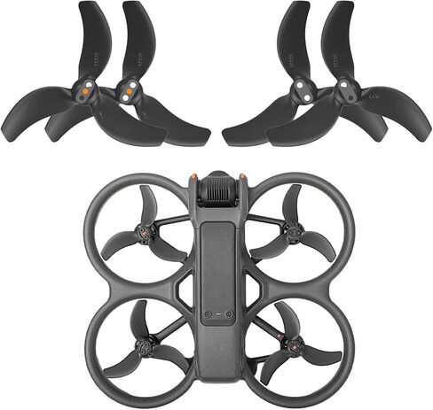 مروحة O’woda Avata 2، 4 قطع CW & CCW بديلة لشفرات أجنحة الطائرة بدون طيار المحمولة لملحقات DJI Avata 2 - أحمر in Kuwait