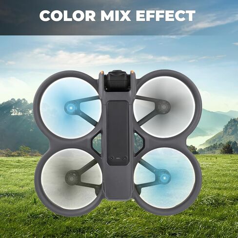 مروحة O’woda Avata 2، 4 قطع CW & CCW بديلة لشفرات أجنحة الطائرة بدون طيار المحمولة لملحقات DJI Avata 2 - أحمر in Kuwait