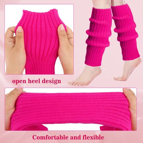 80s Leg Warmers for Women,White Leg Warmers,Leg Warmers for Women Winter,80s Outfit for Women,Long Leg Warmers in Kuwait