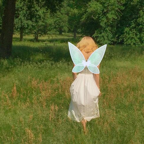 LOHZAQ Fairy Wings for Women Girls,Sparkling Butterfly Wings for Adults Fairy Costume Party Favor Halloween Cosplay Dress Up in Saudi Arabia