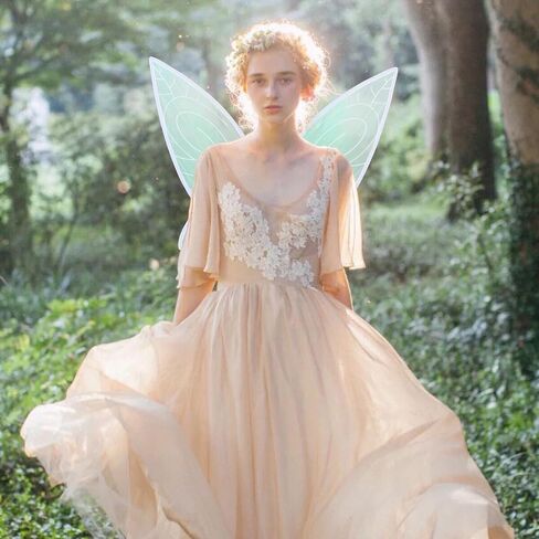 LOHZAQ Fairy Wings for Women Girls,Sparkling Butterfly Wings for Adults Fairy Costume Party Favor Halloween Cosplay Dress Up in Saudi Arabia
