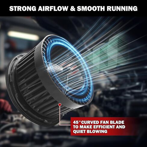 محرك منفاخ سخان HVAC مع قفص مروحة مناسب لمركبات Chevy وGMC وكاديلاك - سيلفرادو، سوبربان، أفالانش، سييرا، يوكون، يستبدل 700191،15-80387، 15-81124، PM2728، PM9201،700101 in Kuwait