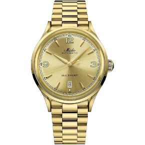 MIDO Multifort Powerwind - Swiss Automatic Watch for Men - Yellow Dial - Case 40mm - M0404073302700