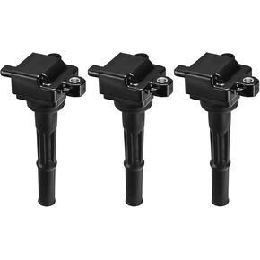 BDFHYK Ignition Coils Pack Compatible with Toyota 4Runner T100 Tacoma Tundra V6 3.4L Coil for UF156 C1041 E589 5C1308 E679 52-1519 IC223 88921336 88921337 90919-02212 Set of 3