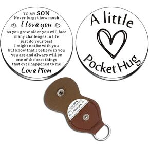 Ikacvb Pocket Hug Token Gifts For Women Friends Men Inspirational Keychain Sobriety Gifts For Men Women Christmas in Kuwait