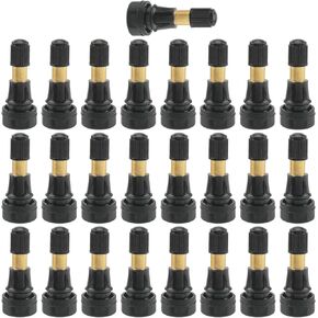 AUTOKAY 25pcs TR-600HP Snap-In Tire Valve Stems High Pressure 1-1/4" Kit Universal
