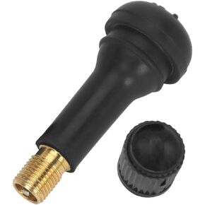 Lantee Valve Stems - 20 Pcs Car/Motorcycle TR413 Rubber Tire Valve Stem Set