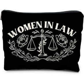 Lawyer Gifts for Women, Lawyer Makeup Bag, Law Graduation Gifts, Future Lawyer Gifts, Gifts for Lawyers,Women in Law Cosmetic Bags Makeup Pouch