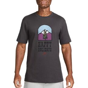 Nike Men's Sportswear Collectible Holiday T-Shirt, Grey, XL Regular US