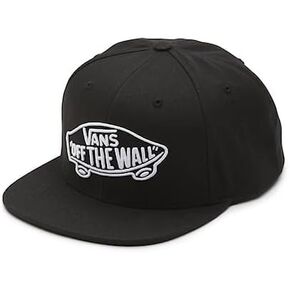 قبعة Vans الرجالية Off The Wall Logo Patch Snapback - أسود in Kuwait