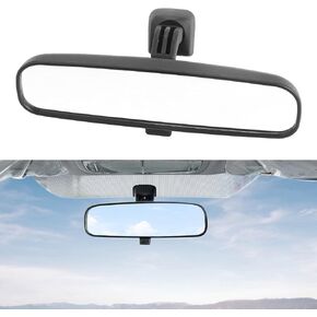 Interior Rear View Mirror Compatible with 13-17 Honda Accord/04-15 Honda Civic/06-16 Honda CR-V/03-10 Honda Odyssey OEM：76400-SEA-024 Rear View Mirror replacement