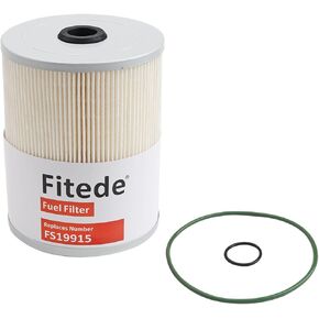 FS19915 Water Separator Fuel Filter Fits for Cummins ISX 15 Detroit Diesel Engine DD13 DD15 DD16 Freightliner Cascadia Replaces# P551011 PF9804 33655 L9915F