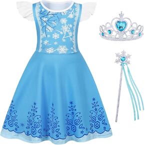 Eledobby Girls Princess Dress Kids Halloween Costume Birthday Party Cosplay Outfits