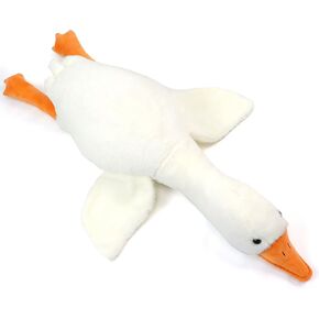 Heionia Duck Plush Goose Stuffed Animal Giant Goose Plush Cute Stuffed Animals White Swan Plushie Hugging Pillow Toy（51.2inch/130cm）