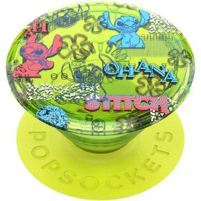 ​​​​PopSockets Phone Grip with Expanding Kickstand, Disney Stitch - Glitter Angel Kisses