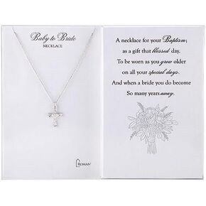 قلادة رومانية من الطفل إلى العروس قابلة للتعديل، طول 43.18 سم، زنك، محاصر، إكسسوارات المجوهرات in Kuwait