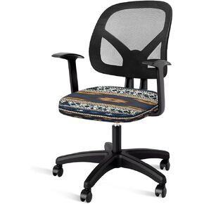 Sunflower Desk Office Chair Seat Cushion Covers Stretch Computer Chair Seat Slipcovers Comfortable Desk Chair Seat Protector Office Accessories