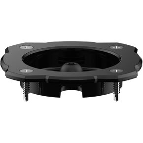 KC HiLites Cyclone V2 LED - محول تركيب - Flush 1370، أسود