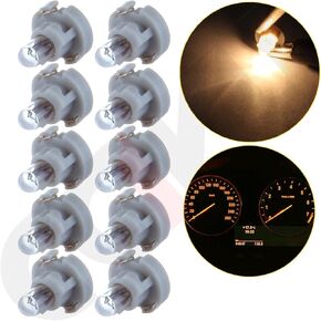 cciyu T3 Warm White Instrument Cluster Dash Panel Lights Super Bright:Bulbs