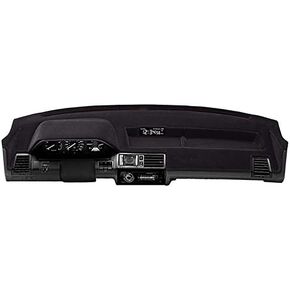 غطاء داش مخصص لسيارة كاديلاك XT5 2017-2019 مع مكبر صوت مركزي c/o، مع مكبر صوت جانبي c/o، مستشعر متضمن مع فتحة تهوية c/o، مع ضوء تنبيه السائق c/o بولي السجاد الأسود in Kuwait