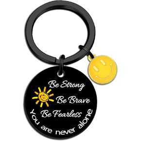 Inspirational Keychain Motivational Gifts for Women Men Encouragement Keychain for Daughter Son Bestie Best Mental Health Gifts for Him Her Teen Boy Gifts 13-15 Daughter Birthday Christmas Best Gift