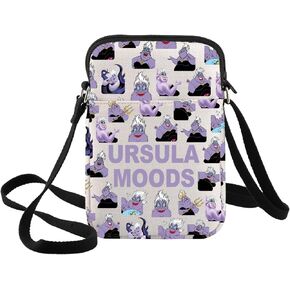 BWWKTOP Villains Ursula Crossbody Bags Ursula Fans Gift Ursula Moods Shoulder Bag Ursula Merchandise