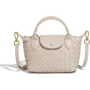 Dumpling Crossbody Bags for Women Trendy Leather Small Purse Mini Handbag
