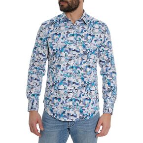 Robert Graham Men's Pavones Long Sleeve Woven Shirt