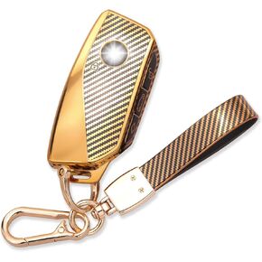 for BMW Key Fob Cover Keychain Soft TPU Car Key Case Protection Compatible with 2023 2024 2025 5/7 Series 740i 760i X1 X5 X6 X7 XM IX IX3 I5 I7