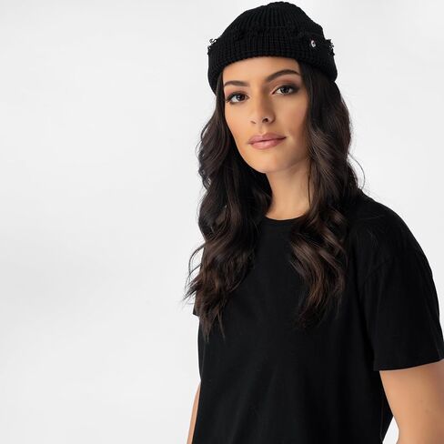 Ethika Raw Edge Beanie | Black in Saudi Arabia