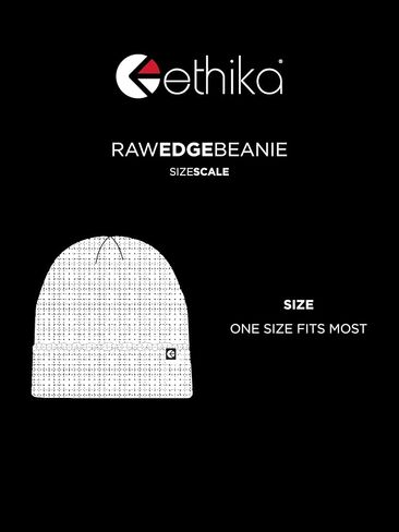 Ethika Raw Edge Beanie | Black in Saudi Arabia