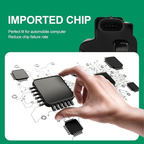 مجموعة من 1 ملف إشعال مربع متوافق مع تشيفي جي إم سي إسكاليد أفالانش سيلفرادو سوبربان تاهو توبكيك سافانا سييرا يوكون كاديلاك 4.8 لتر 5.3 لتر 6.0 لتر 8.1 لتر بديل لـ UF271 C1208 in Kuwait