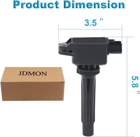 حزمة ملفات الإشعال JDMON متوافقة مع Mazda 3 2.0L 2012-2020,3 6 CX-5 2.5L 2014-2020، CX-3 MX-5 Miata 2.0L 2016-2018، CX-5 2.0L 2013-2018 Repalce UF-656 PE0118100 PE0118100A 4 قطع in Saudi Arabia