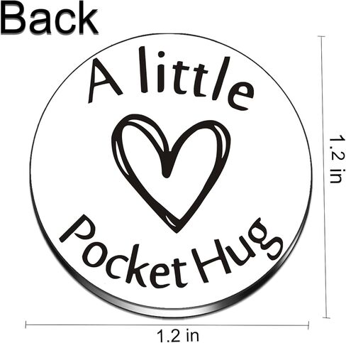 Ikacvb Pocket Hug Token Gifts For Women Friends Men Inspirational Keychain Sobriety Gifts For Men Women Christmas in Kuwait