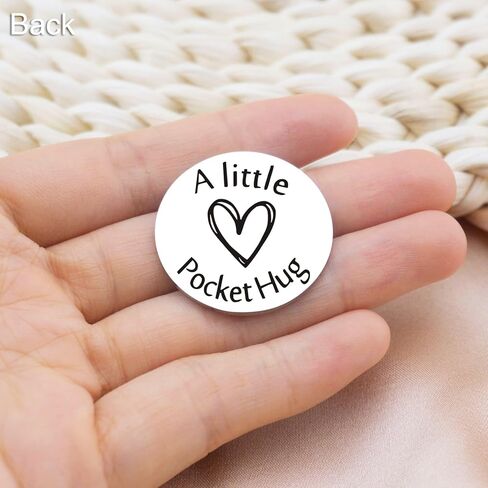 Ikacvb Pocket Hug Token Gifts For Women Friends Men Inspirational Keychain Sobriety Gifts For Men Women Christmas in Kuwait