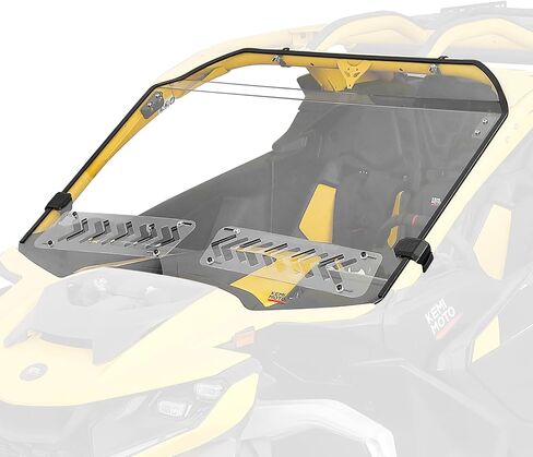 KEMIMOTO Front Windshield Compatible with Can Am Maverick R 2024+ Scratch Resistance PC Windscreen Dustproof Rainproof Full Window in Saudi Arabia