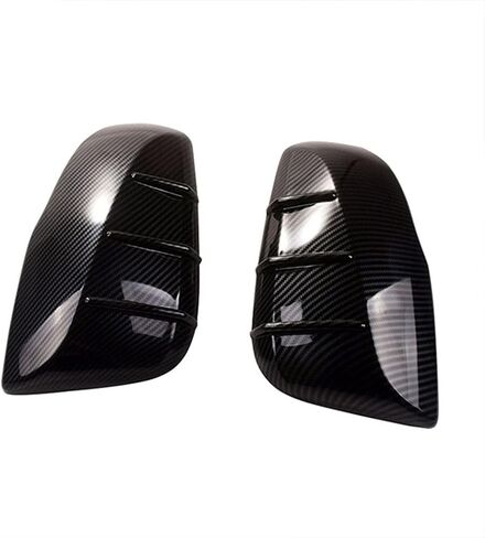 for Toyota RAV4 2019 2020 2021 2022 2023 2024 ABS Engineering Plastics,Carbon fiber Chrome Automobile Door Side Rearview Mirror Cover Trim 2Pcs（mirror cover） in Kuwait