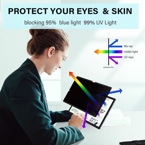 3 Pack Paper Screen Protector for Samsung Galaxy Tab S6 Lite 10.4" 2024/2022/2020 Draw and Write Like on Paper, Anti Glare Blue Light Filter, Sensitivity Film, Matte Shield Pencil & Case Friendlly in Kuwait