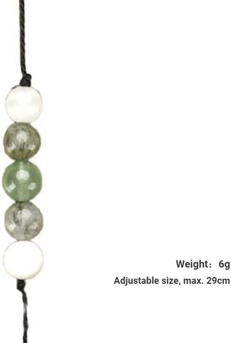 Healing Crystal Jewelry Set Natural Stone Bracelet Keychain New Beginning Inspirational Gifts for Women Men Friends Empath Protection Keychain in Kuwait