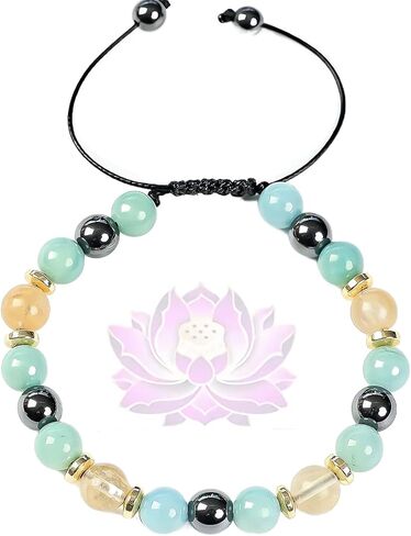 Citrine Crystal Goals Manifestation Bracelet for Money and Good Luck Wealth Bracelet. Authentic Gemstones Citrine Crystal Turquoise in Saudi Arabia
