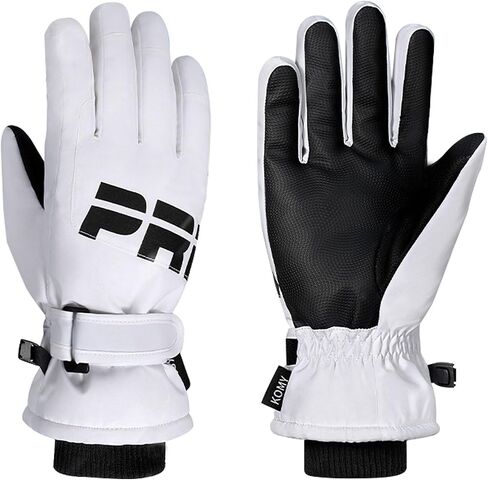 Winter Ski Gloves for Men Women, Unisex Warm Snowboard Gloves Waterproof Touchscreen Snow Gloves for Cold Weather in Kuwait