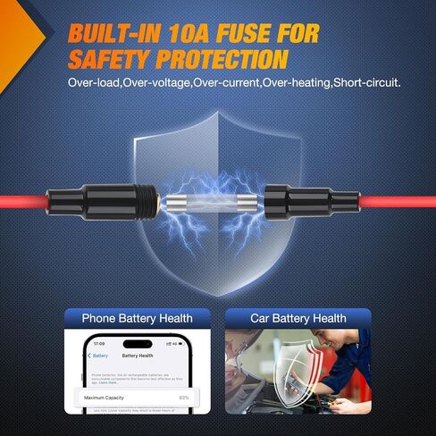 Nilight Rocker Switch Style شاحن USB LED الفولتميتر شحن سريع 12 فولت PD نوع C وQC 3.0 شاحن سيارة 1.54 بوصة × 0.83 بوصة استبدال مع الصمامات المضمنة لتاكوما تندرا 4Runner FJ Cruiser Hilux Fortuner in Saudi Arabia