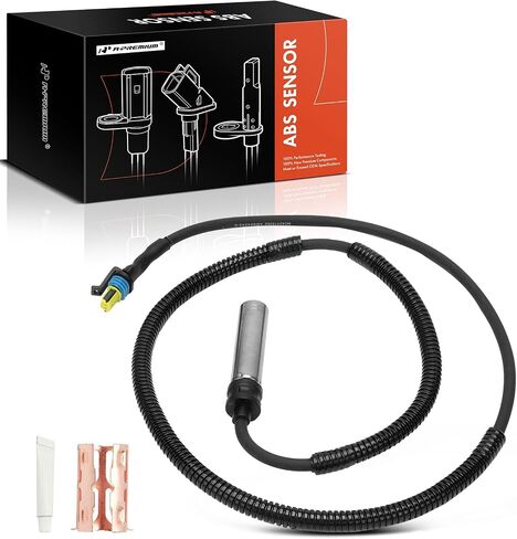 A-Premium Front Side ABS Wheel Speed Sensor Compatible with Chevrolet, GMC Models - C6500 Topkick 2003-2008, C7500 Topkick/C6500 Kodiak/C7500 Kodiak 2003-2009, T6500/T7500 2004-2009 in Saudi Arabia