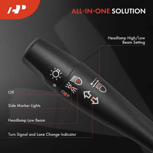 A-Premium Turn Signal Switch, Headlight Dimmer Parking Light Multifunction Switch Lever Compatible with Nissan Frontier 02-04, Maxima 97-99, Pathfinder 96-01, Sentra 00-06, Xterra 02-04, No Fog Light in Saudi Arabia